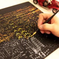 Livre à gratter