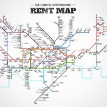 The London Underground rent map